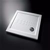 Yellowshop Piatto Doccia Althea ITO, Ceramica Prima Scelta, Antiscivolo, Bianco, 80x80 cm, 5,5 cm