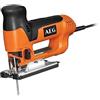 AEG - Sega elettrica 700 Watt, 100 mm legno, facile cambio lama Fixtec, fornito con: lama, paragrafi, cofanetto - STEP100X