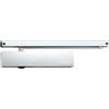 Geze GEZE TS 5000 - Chiudiporta con guida scorrevole e piastra di montaggio, dimensioni EN2-6 con smorzamento di apertura, colore argento, 28,7 x 4,7 x 6 cm