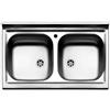 Apell LAVELLO CUCINA APPOGGIO ACCIAIO INOX DUE VASCHE APELL 80 cm