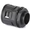 oneforus 30 Pezzi M25 Filo Angolo Retto Passacavo per Conncet 25mm Diametro Tubo Corrugato - Tubo Filettato Morsetti Articolari Connettore con Dado di Sicurezza