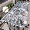 NIANXINN Telone Trasparente,Giardino Esterno Telo impermeabile in PVC con Occhielli,Antipolvere,Strappo,Copertura di Teloni Pieghevoli di Plastica Spessa 0,35mm,Personalizzato (90cm x 100cm)