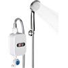 PINYELIN Scaldabagno elettrico Scaldacqua istantaneo, 3500 W Doccia Scaldabagno elettrico Scaldacqua istantaneo, kit doccia