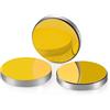 FONLAND 3PCS CO2 Laser Si Specchi Riflettenti Rivestiti in Oro per CO2 Laser Incisore Cutter 10W-300W, Si Specchio Silicio Materiale Riflettore Lente per Incisione Laser Macchina di Taglio