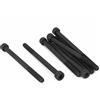 PATIKIL M5x70mm Esagonale Spina Testa Cappuccio Viti Bulloni, 8pz 12,9 Lega Acciaio, Nero