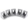 Regun 5Pcs Staffe angolari, 40X40 mm Squadrette Angolari, staffa angolare a forma di L, chiusura della staffa ad angolo retto in lega di alluminio, Per Mobili, Scaffali, Sedie In Legno, Tavoli