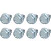 METALLIXITY Flangiata Esagonale Testa Bulloni (5/16-18 x 1/2) 8pz Esagono Dentellato Flangiata Bullone Carbone Acciaio Vite - per Casa Costruzione Hardware Elementi Fissaggio
