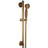 Yalsfowe Saliscendi doccia con soffione, Ottone soffione doccia con tubo flessibile da 1,5 m, Supporto Doccia Muro Regolabile Saliscendi, kit doccia completo, doccia colonna,A