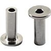 Zerniple (20 pezzi) 316 Acciaio Inox Marine Grade Cavo Ringhiera Protettore Manicotto per 1/8 Fune Filo Ringhiera Paletti Legno Balaustra
