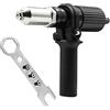 Soekodu Adattatore per Pistola Rivetto Elettrico con Impugnatura Antiscivolo Set di Utensili Manuali Professionali Giunto di Trapano Adattatore Dado Rivettatura Inserto Attacco per Rivetto