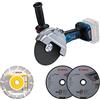 Bosch Professional Smerigliatrice Angolare a Batteria GWS 18V-180 PC (Profondità di Taglio 230-mm, senza Batterie e Caricabatteria)
