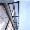 Zlovne Tendalino per Finestra,Pensilina Tettoia per Porta Balcone Esterno,Parapioggia Tettoia Tenda da Veranda per Esterno,Larghezza 55/65/80/90/100 Cm Opzionale,in Policarbonato (55x200cm/22x79)