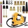 JUDANNA Compressore per Dewalt 20 V batteria(senza batteria, senza caricatore), portatile, con manometro digitale, compressore d'aria elettrico per auto, moto, biciclette, palloni sportivi