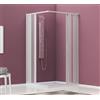 VDS Box Doccia in PVC a soffietto 2 lati 70x90 cm