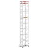 SCEDIL Trabattello altezza di lavoro 10,85 m in acciaio serie M4 LUX BASE ESTRAIBILE - made in italy I SCEDIL