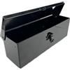 G.L.D. Forniture Cassetta porta-attrezzi in lamiera piegata, saldata robusta pre-verniciata nera 300x90x95 mm per trattori