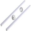 ZYFH8992 2 Pcs Tiretti dell'armadio Rotondo A forma di T Maniglie Bianco Pomello Cassetto Manopole Da Cucina Pull tirettiera Mobili Lega di alluminio Manopola Camera Da Letto (Passo foro 320mm)