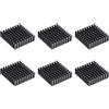 Generic XYWHPGV 10x35x35mm Dissipatore di calore in alluminio con pad termoadesivo per raffreddamento di stampanti 3D 6 pezzi(1cd7d 70428 146c9 a2ca4 8086b 9eea5