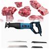 DINGFAN Sega a Gattuccio 900W/1300W, Sega Ossa Elettrica da Macellaio, Segaossa da Palmare per Casa Commerciale, per Tagliare Le Ossa Congelare la Carne (Color : Blu, Power : 900W)