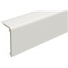 Primo Duro del tubo in PVC verkleidungs Strip 45 X 110 mm in 2 meter - Bianco