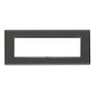 Vimar Eikon Serie - placca Classic 7 modulo Reflex grafite