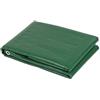Kreator - KRT660202 - Telo di copertura in tessuto, protettivo, 2 x 4 metri, occhielli in alluminio, 120 g/m², colore: verde