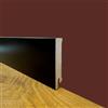 Eternal Parquet 100ml di BATTISCOPA ZOCCOLINO SQUADRATO in FIBRA DI LEGNO COMPATTA 80X15 NERO (TOTAL BLACK)