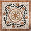 Arredobagno e Cucine Rosone Rosoni Mosaico in marmo, per interno ed esterni, 66A10, cm.66x66