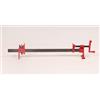 JEH 3/4 1200 mm incluso morsetto morsetto tubo fascetta morsetti morsa morsetto lavorazione del legno incollaggio tubo resistente - nero e rosso