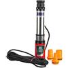 Oumefar Pompa sommergibile DC 12V Pompa sommersa per pozzi profondi Pompa per acqua industriale a aspirazione singola con cavo 10 metri