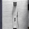Generico Colonna doccia idromassaggio 4 funzioni, soffione, cascata, getti idromassaggio e doccetta (WHITE)