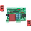 IDOR STORE Centralina per motore scorrevole 230V Centrale per serrande tapparelle barriere parcheggio cancelli automatici completa di Ricevitore Quadro di comando automazione per cancello (Con Radiocomandi)