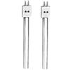BE-TOOL - Punzonatrice in pelle, 2 pezzi, per lavori manuali, 2 punte, per allacciatura a 2 punte, per lavori manuali e lavori artigianali, 4 mm