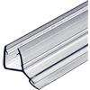 GedoTec 100 cm - ricambio guarnizione doccia Guarnizione 135 ° vetro porta guarnizione dritto pavimento Guarnizione per Doccia trennwaende - Cabine doccia - Porte scorrevoli | PVC trasparente
