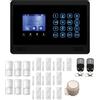 FP-TECH ANTIFURTO ALLARME CASA TOUCH SCREEN WIFI + COMBINATORE GSM E GESTIONE DA APP (Kit WiFi + GSM FP-M2WBX - XL)