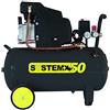 EuroBRICO far da sé Compressore d'aria lubrificato ad olio da 50 Litri 1.800 Watt 8 bar SYSTEM+