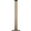 GORVIC 1X Gambe Regolabili per Tavolo,Gamba per Mobili da Scrivania,Piedi de support en métal, Piedini Tondo per Scrivania,per Banco da Lavoro,Altezza Personalizzata,con Viti (30cm,Gold-A)