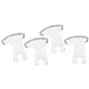 Hyuduo Utensile Multiuso Oscillante in Metallo Duro Lama per A Forma di Falce Taglio per Taglio di Marmo E Giunti in Calcestruzzo Pietre di Cemento