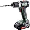 Metabo Trapano Avvitatore a Batteria BS 18 L BL (602326500) Valigetta in plastica 18 V 2 X 2 Ah Li-Ion + SC 30, Colore:, Size