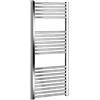 ERCOS Scaldasalviette Termoarredo Bagno Dimensioni 500X680 MM Radiatore Bagno Cromato , Attacchi da 1/2 Fornito Con Kit Montaggio