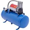 JUUTALK Compressore d'aria, compressore d'aria con serbatoio ad aria da 6 l, DC 12 V. Può contenere pneumatici per auto, motori automobilistici, biciclette, palline, giocattoli, barche, chiavi pneumatiche