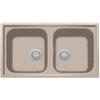 PLADOS Lavello composito cucina Plados a due vasche PL0862 (Avena)
