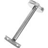 Holibanna bracciolo supporto mano esterna a forma di Staffa per corrimano versatile Staffa per corrimano dritta staffa supporto ringhiera tonda staffa per da soffitto Silver