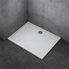 AICA ITALY Piatto Doccia 80x90cm Rettangolare UltraSlim 3cm In Pietra Artificiale Extra Rinforzato