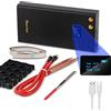 Hanchen Saldatrice A Punti Mini Con Display LCD 7500 mAh 18650 Saldatrice A Punti A Batteria Portatile Con 80 Ingranaggi Regolabili/Foglio Di Nichel Da 2 M Per La Casa Fai Da Te (Display LCD)