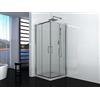 GT-LUX BOX DOCCIA RETTANGOLARE KARMEN 70X90 CON CRISTALLO 6mm TRASPARENTE oppure OPACO (TRASPARENTE)
