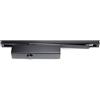 CISA 1C211003090, Chiudiporta Forza Regolabile Professional Plus 2, Senza Arresto, Braccio a Slitta, EN 2-4, Nero Opaco, Largh. Porta Max 850-1100
