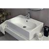 Yellowshop - Lavabo Da Appoggio Cm 60 x 40 Bacinella Lavandino Lavello Rettangolare In Ceramica Bianco Sanitari Bagno Design Moderno Modello Soul