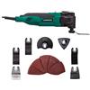 VONROC Strumento oscillante multifunzione, elettroutensile multifunzione elettrico 300W. Include set di 60 accessori e sacca portautensili. Sistema di cambio rapido, velocità variabile.