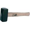 DFL Mazzetta Muratore Gr. 1000 Testa Acciaio Temprato. Manico Legno Verniciato